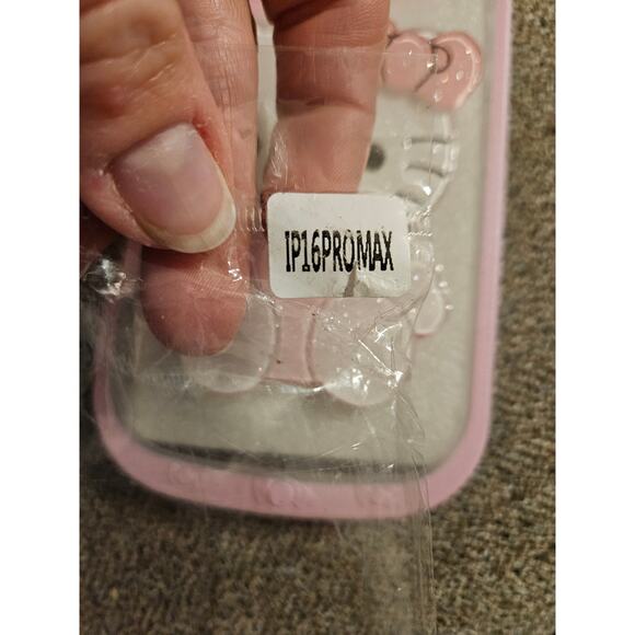 iPhone 16 Pro Max Kawaii Cartoon Cute Pink Phone Case with Mirror - Picture 5 of 6